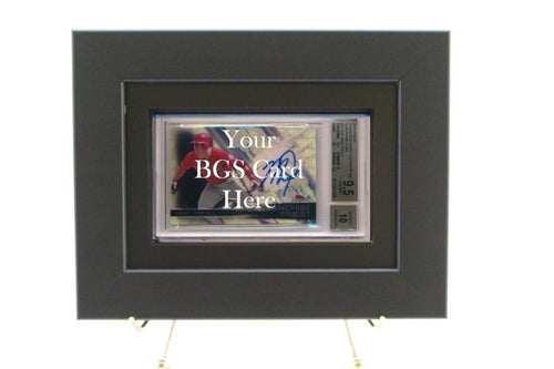 BGS (Beckett) Graded Sports Card Frame (Horizontal-Black Design)