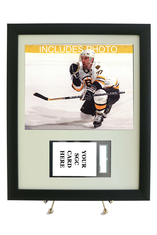 Sports Card Frame for YOUR SGC Ray Bourque Card (INCLUDES PHOTO)