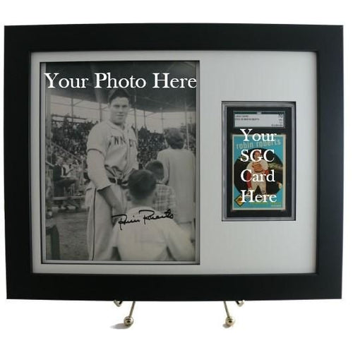 Sports Card Frame for YOUR SGC Graded Card with an 8 x 10 Photo Opening