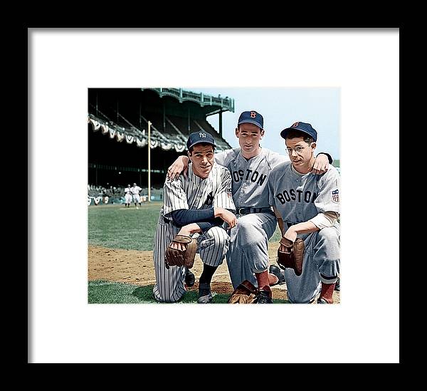 Ted Williams - Red Sox, 8x10 color photo