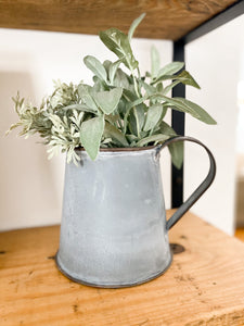 Tin Mug Planter