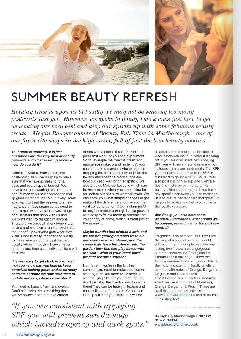 Marlborough Living Beauty Full Time- Beauty Blog