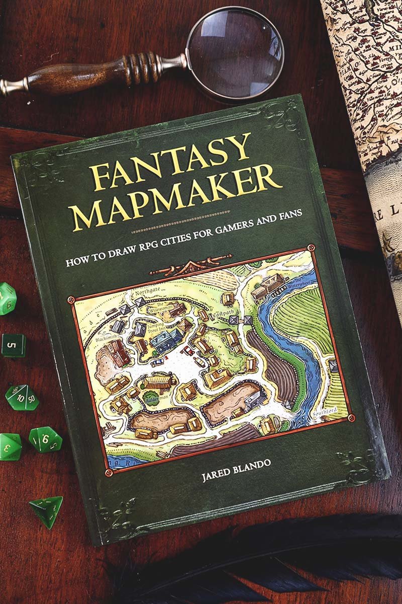 Fantasy Mapmaker How to Draw RPG Cities for Gamers and Fans GAMETEEUK