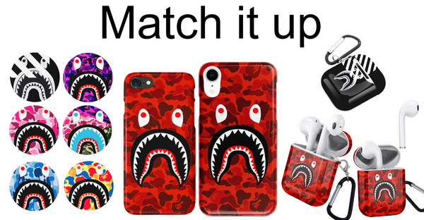 Supreme Bape Shark iPhone 15, iPhone 15 Plus, iPhone 15 Pro