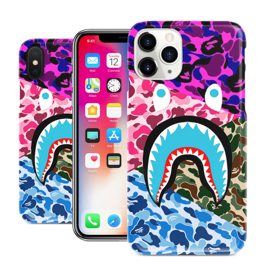 Red Camo Shark Mouth iPhone Case – PowerByte Electronics