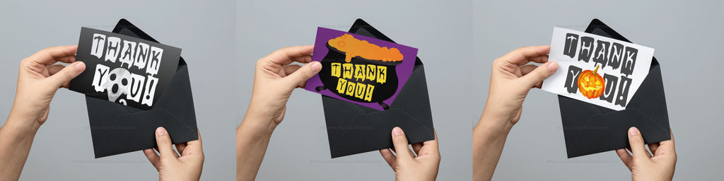 Halloween Thank You Cards 