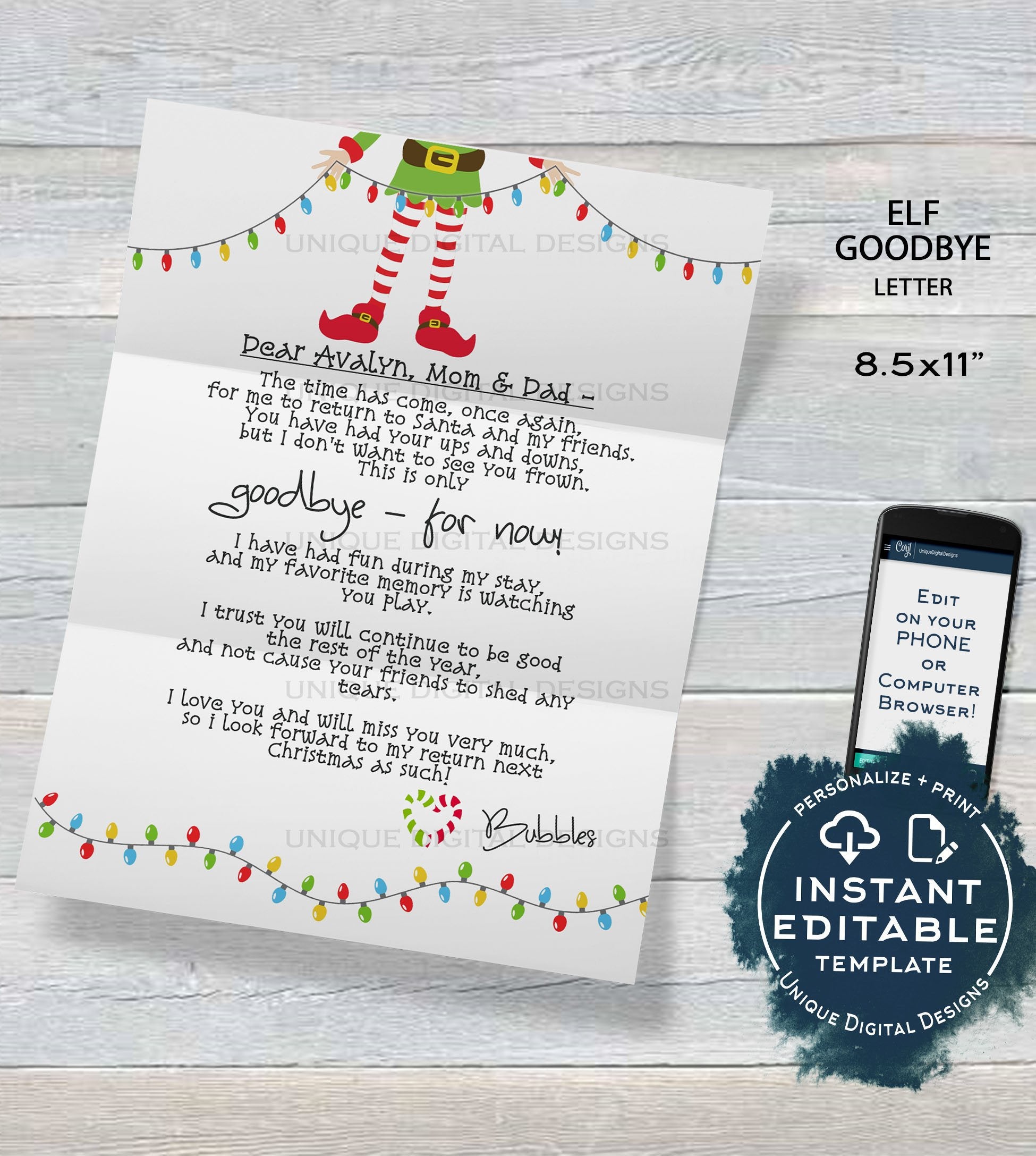 Featured image of post Printable Elf Goodbye Letter : Looking for a free printable elf on the shelf departure letter?