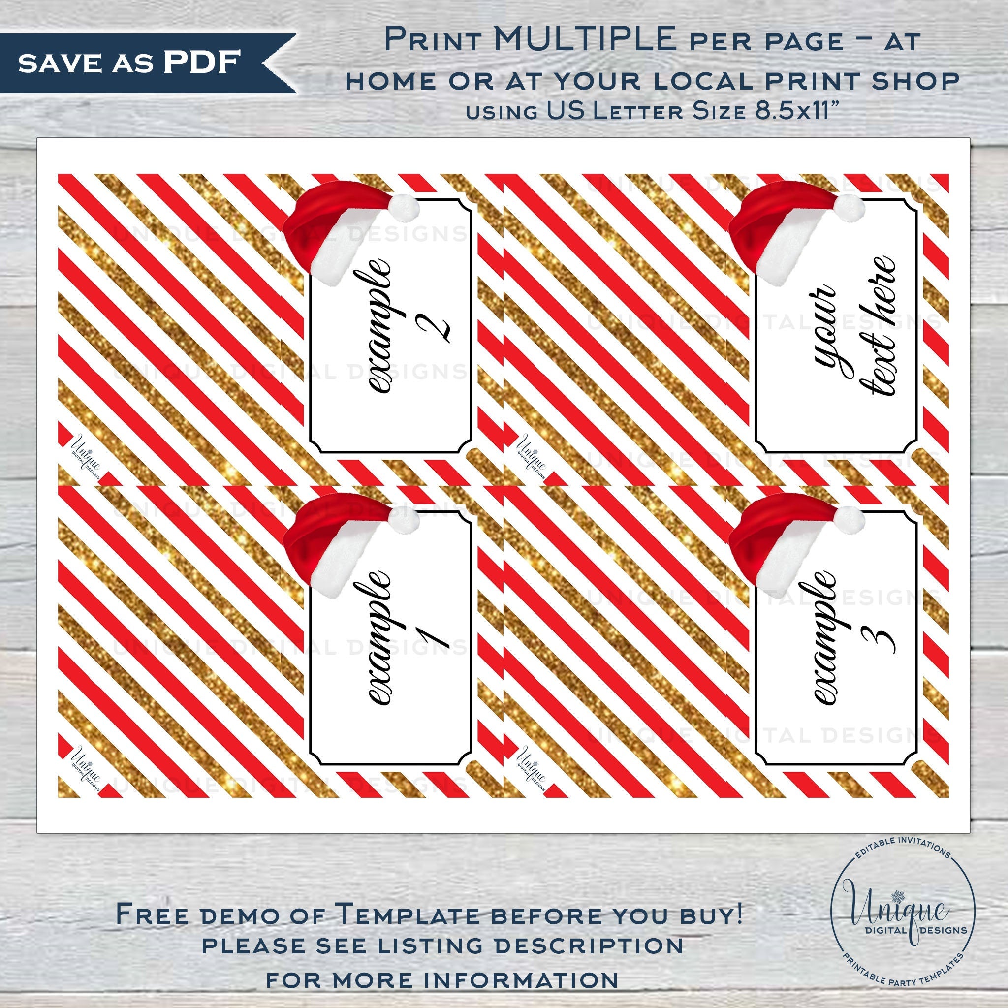 Editable Christmas Food Labels, Food Tent Card Party Decorations, Holi Within Free Printable Tent Card Template