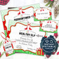Editable Healthy Elf Quarantine Certificate, Personalized Elf Welcome Letter, Christmas Elf Props
