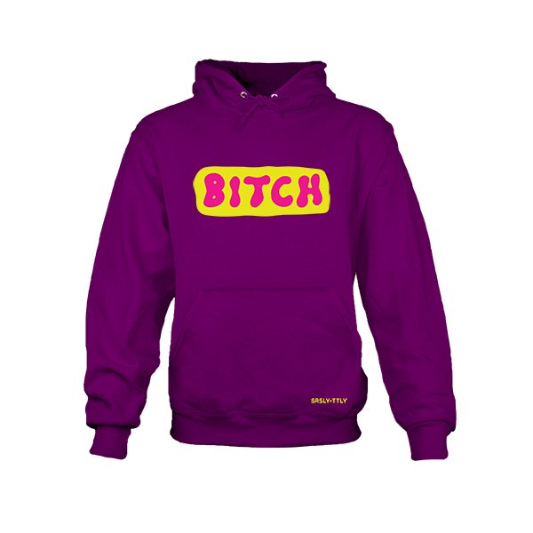 neon purple hoodie