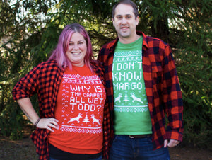 Set Of 2 Matching Shirts Why Is The Carpet All Wet Todd I