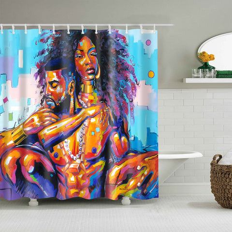 Afro Afrocentric Shower Curtains  Collection  GoJeek