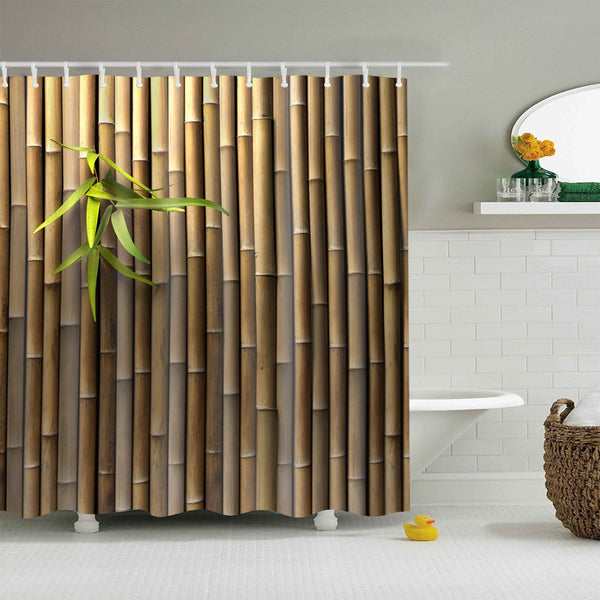 bamboo shower curtain