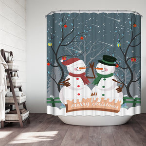 snowman shower curtain canada