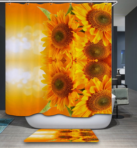 CounterArt Sunshiny Day Sunflower Tempered Glass Counter Saver