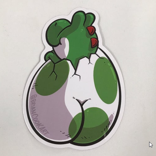 Sticker - Doughnut Butt - Monster