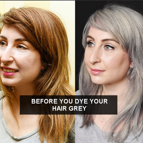 How to dye dark hair silver - FrontRow – FrontRow