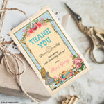 Alice in Wonderland Blue Favor Tags