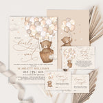 Teddy Baby Shower Invitation Bundle