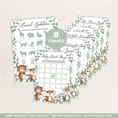 Baby Shower Games Bundle