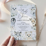 Winter Baby Shower Invitation