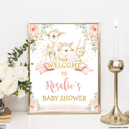 Baby Shower Welcome Sign