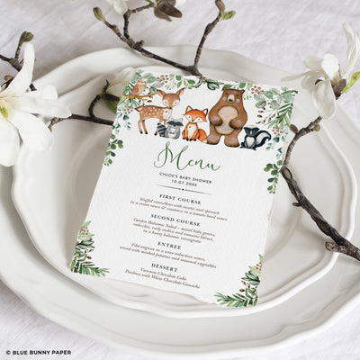 Party Menu Card