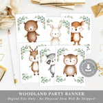 Woodland Party Bunting