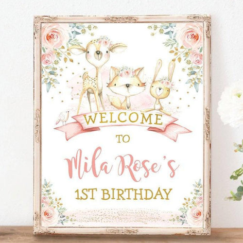 Birthday Welcome Sign