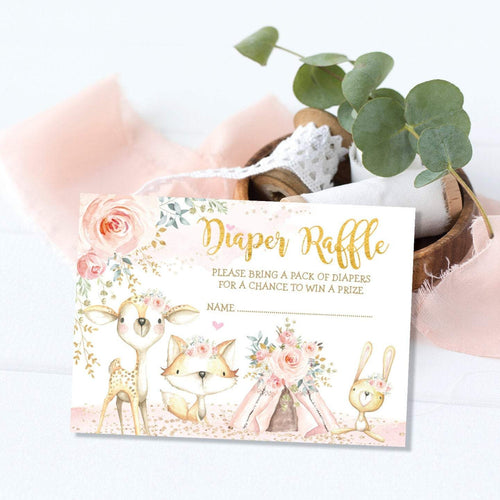 Diaper Raffle Cards