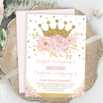 Princess Sibling Birthday Invitation