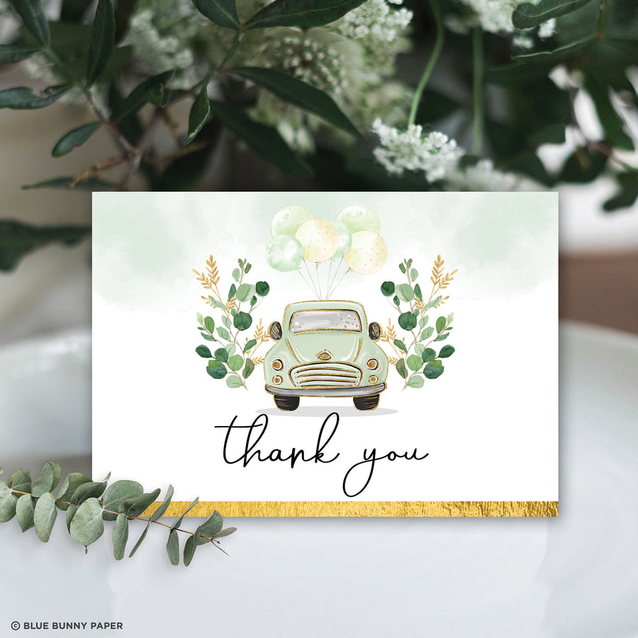 Folded Thank You Card