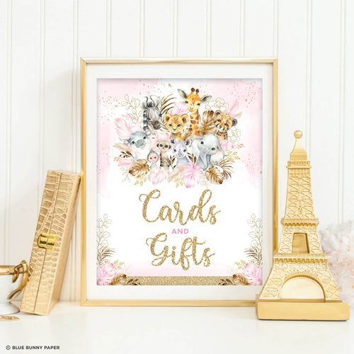 Cards & Gifts Party Sign