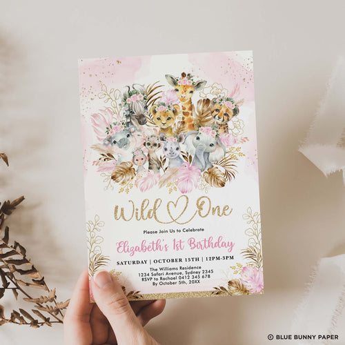 Wild One Birthday Invitation