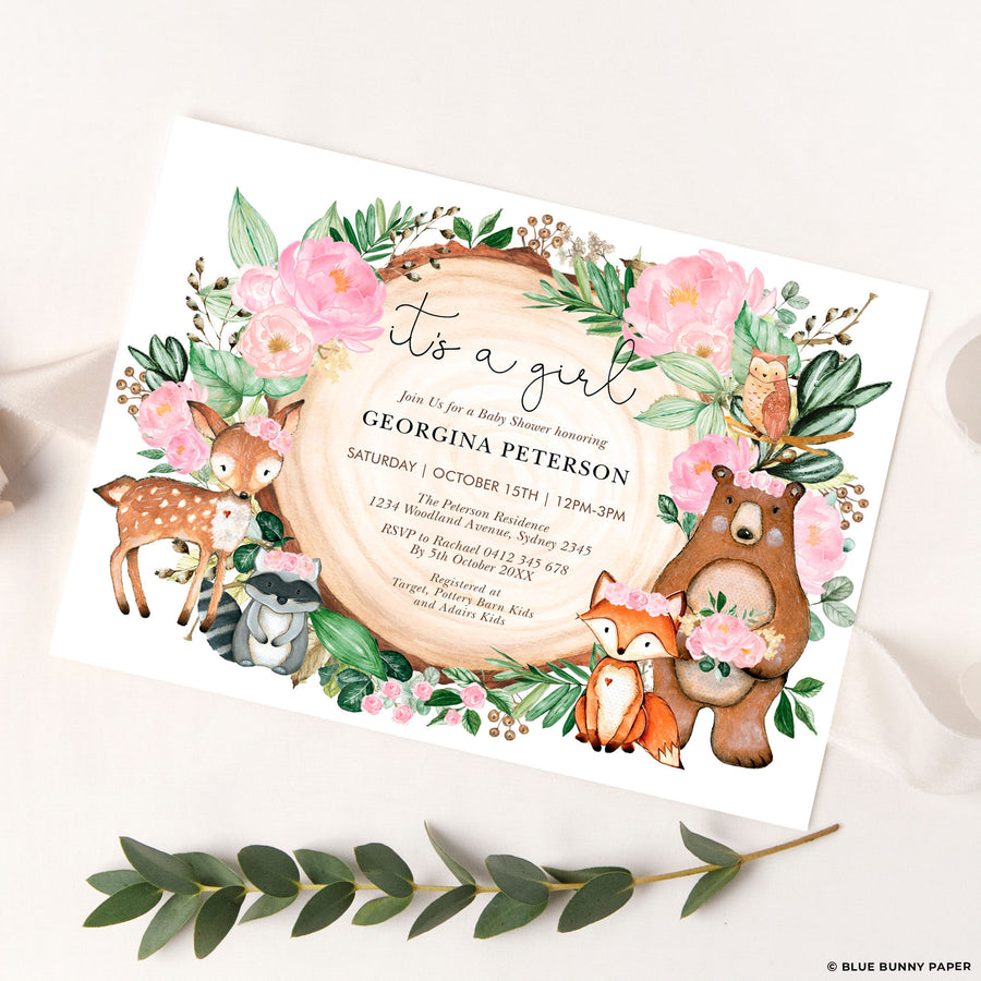 A Creative Woodland Themed Baby Shower - Sparrows + Lily