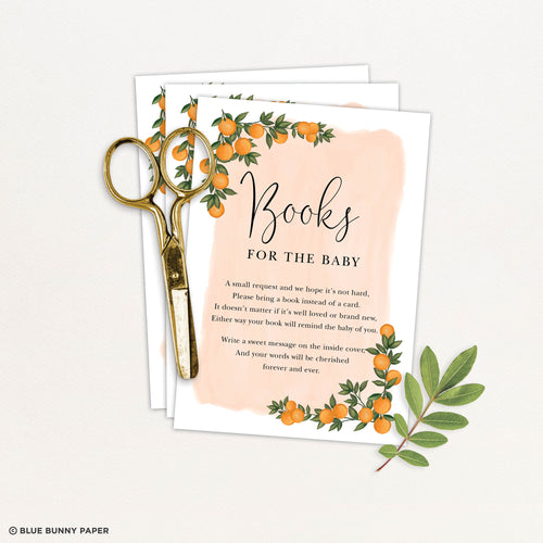 Baby Shower Book Request Card