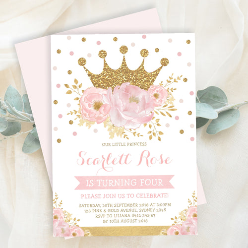 Princess Birthday Invitation