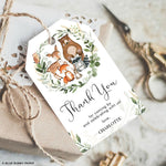 Woodland Animals Favor Tags