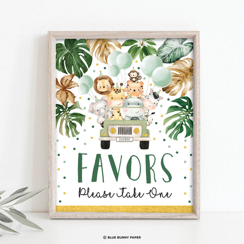 Favors Sign