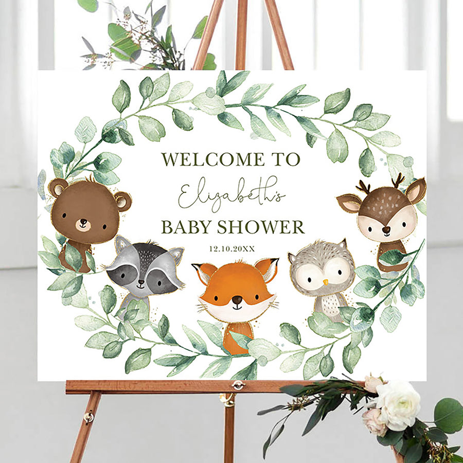 Baby Shower Welcome Sign