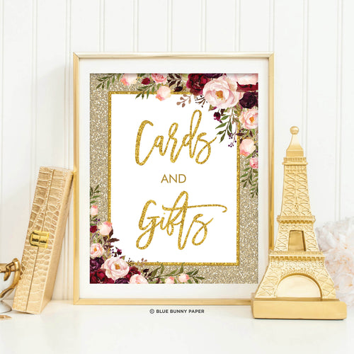 Cards & Gifts Sign