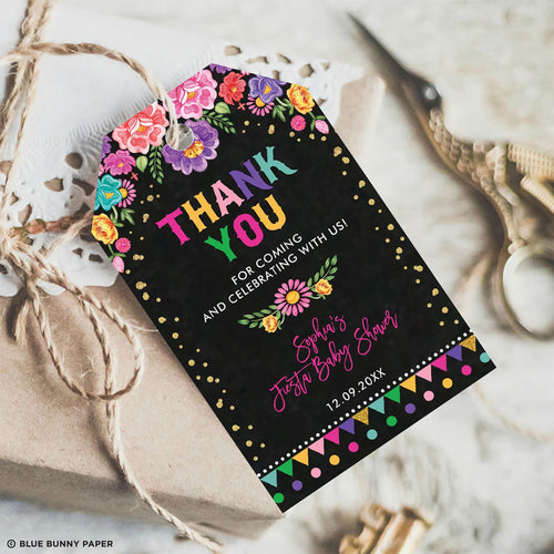 Mexican Fiesta Party Favor Tags