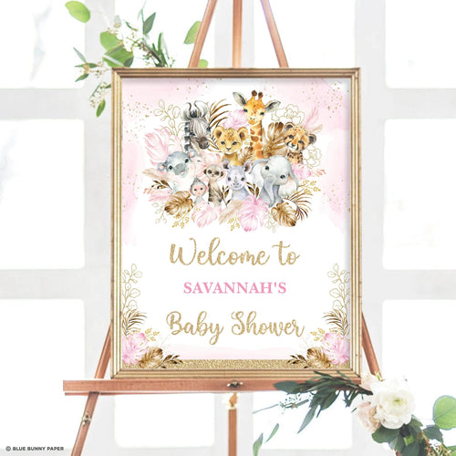 Baby Shower Party Welcome Sign