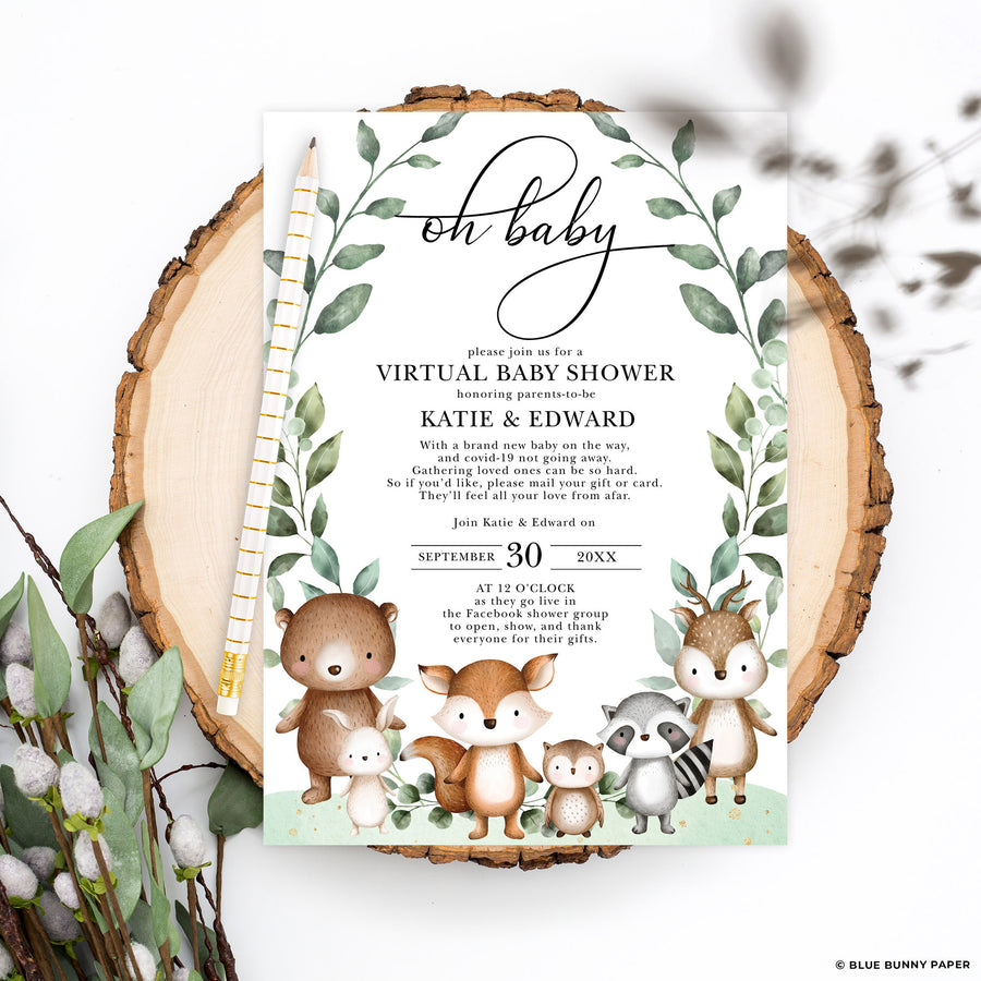 Virtual Baby Shower Invitation