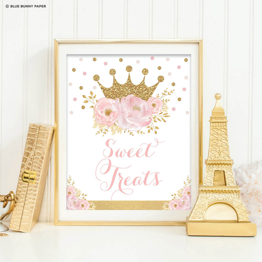 Princess Sweet Treats Sign