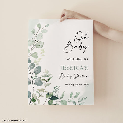 Baby Shower Welcome Sign