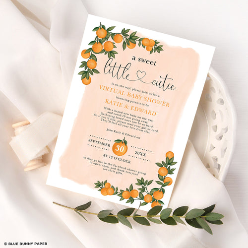 Virtual Baby Shower Invitation