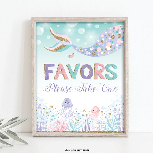 Favors Party Sign