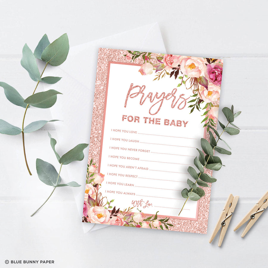 prayers for baby baptism party game