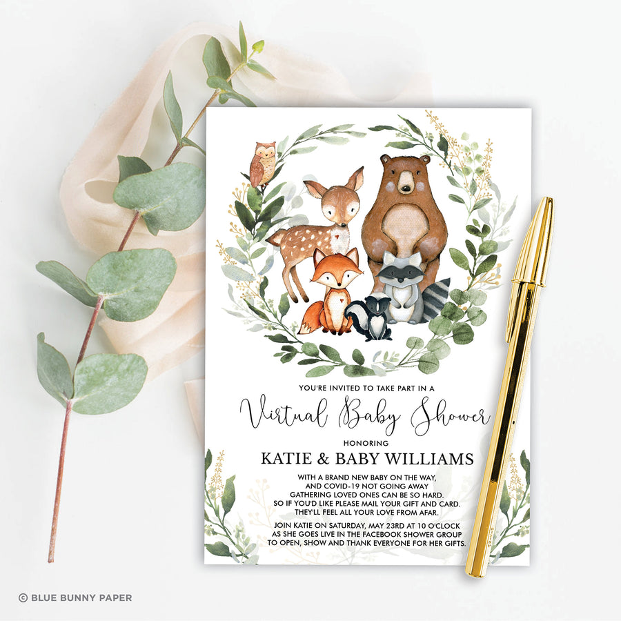 Virtual Baby Shower Invitation